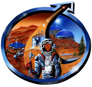 Mars Society Logo Sticker