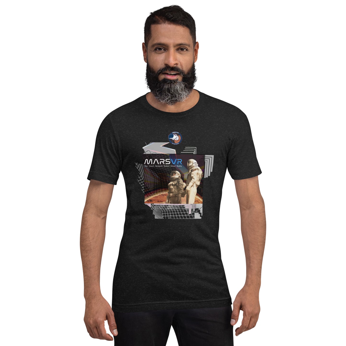 Mars VR - Black Unisex t-shirt