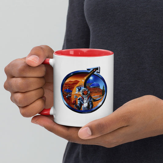 Mars Society Logo Mug - Martian Red