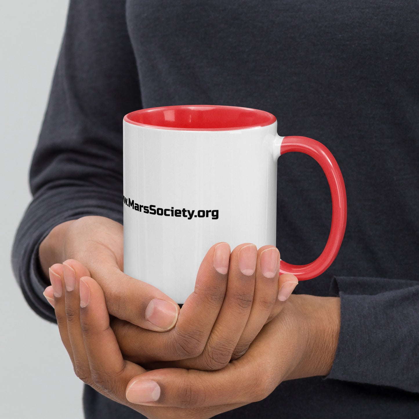 Mars Society Logo Mug - Martian Red