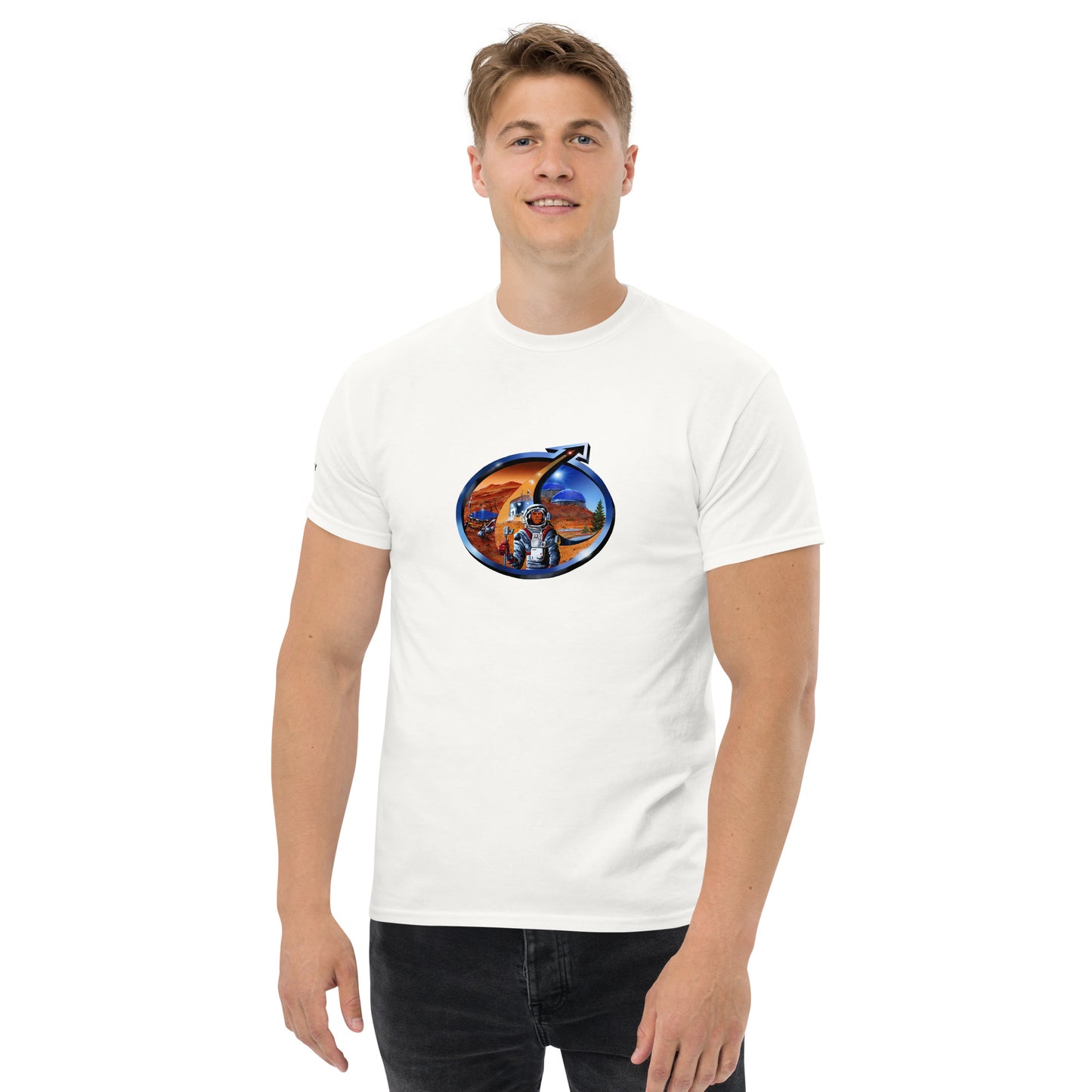 Mars Society Logo T-Shirt - white unisex t-shirt