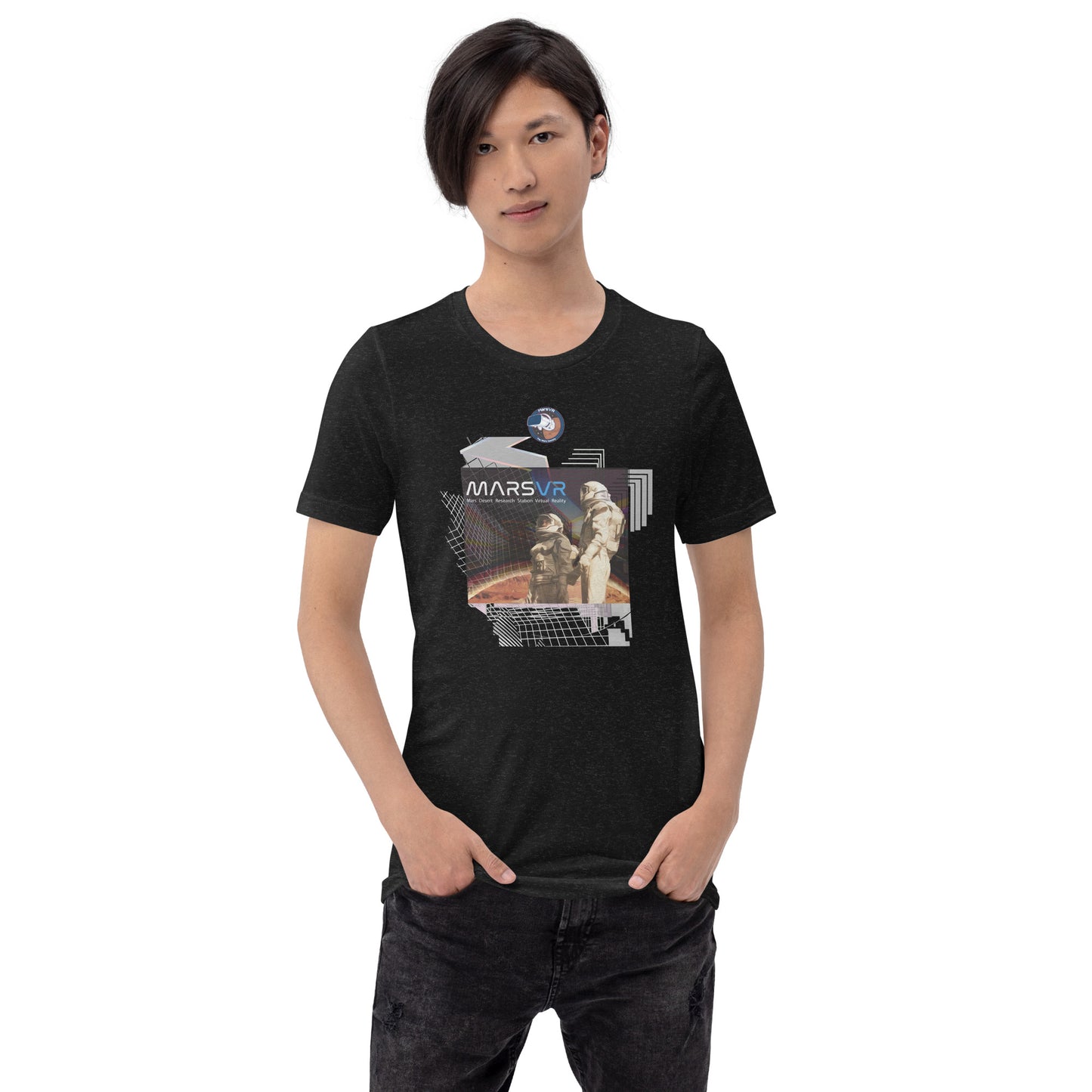 Mars VR - Black Unisex t-shirt